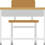 学校の机001
